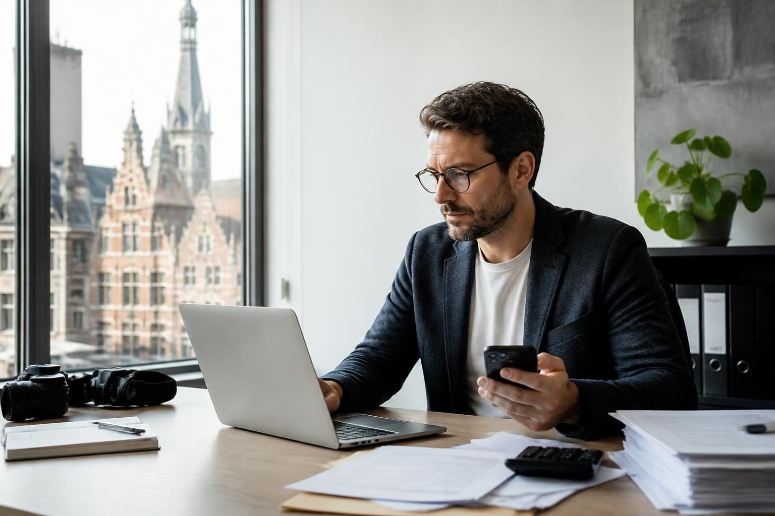 Acheter un ordinateur, un téléphone ou du matériel professionnel en Belgique : déductibilité et amortissement